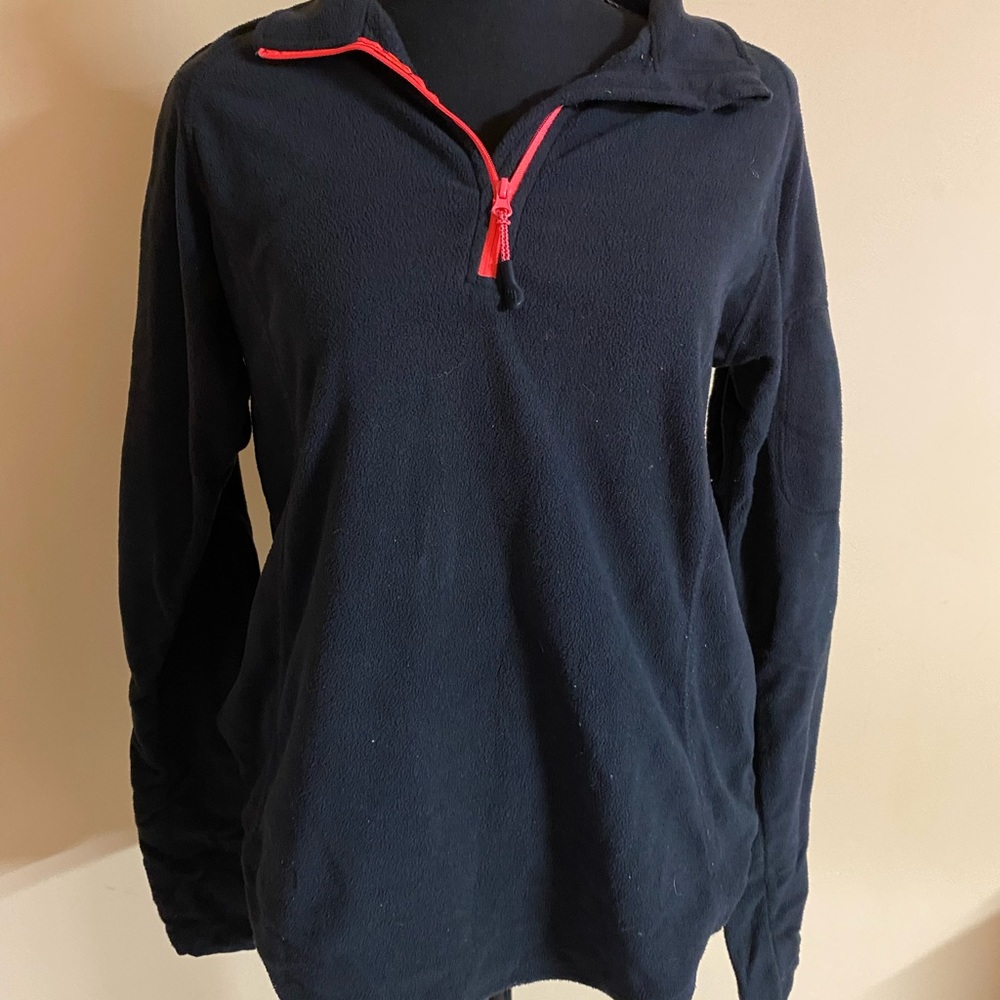 Dark Grey. Pullover half zip